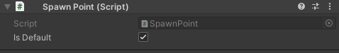 Set default and secondary spawn points